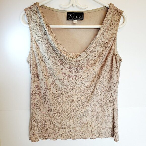 🌸WMN Sleeveless Flrl Prnt Tank Top - Picture 2 of 4